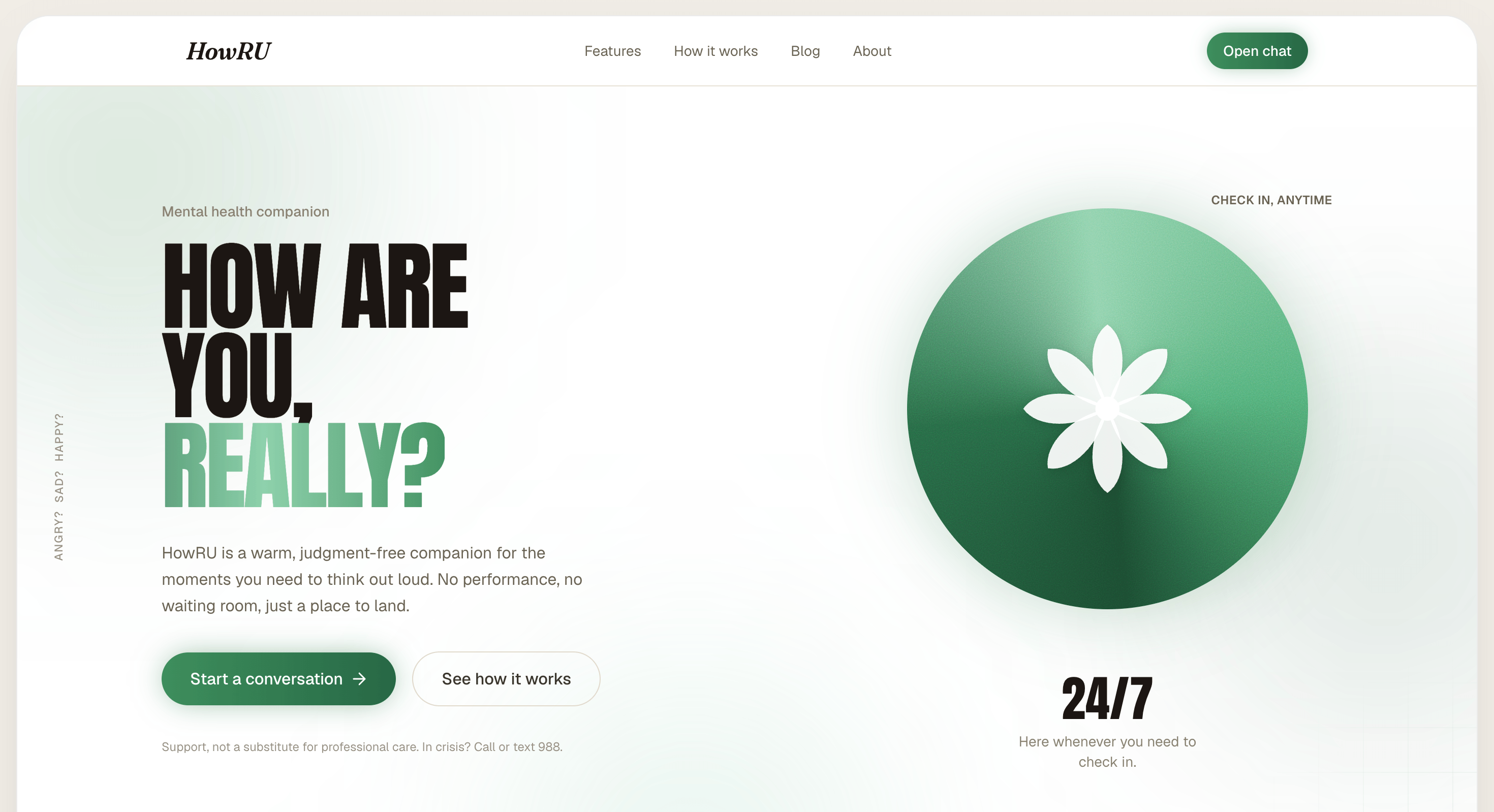 How R U - Mental health check-in: Business · Storefront, website designed and built by Created by Torsu
